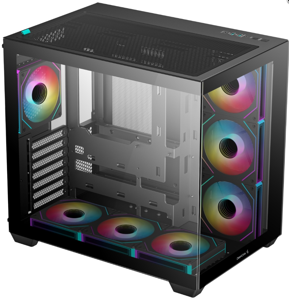 DEEPCOOL CASE MID TOWER CG530 7F NERO 7 FAN